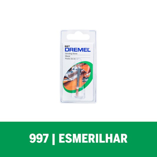 Ponta Conica 1/4" De Oxido De Alumínio Dremel - 997 - 2615000997