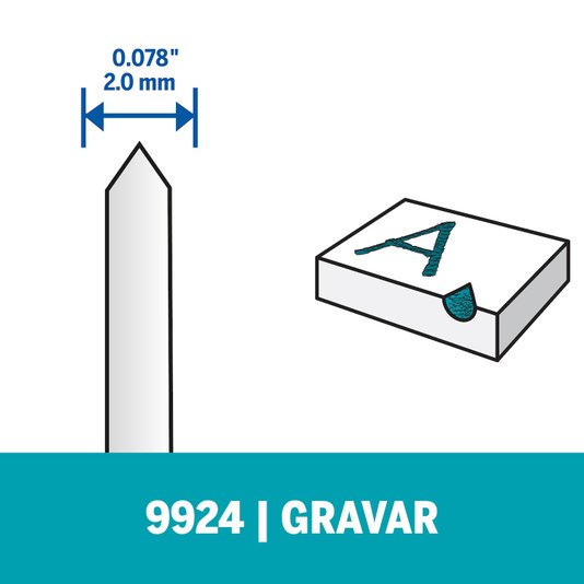 Ponta De Metal Duro Para Gravação 3Mm Dremel - 9924 - 2615009924