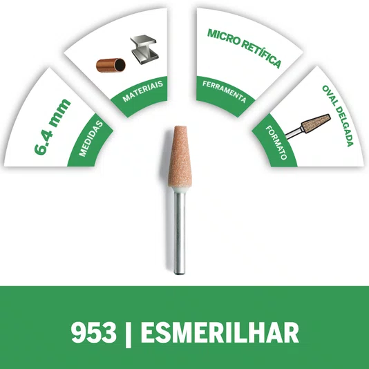 Ponta Montada 1/8"  Dremel - 953 - 26150953Ab
