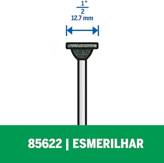 Ponta Montada Circular 1/2" 12,7Mm Dremel - 85622 - 2615085622