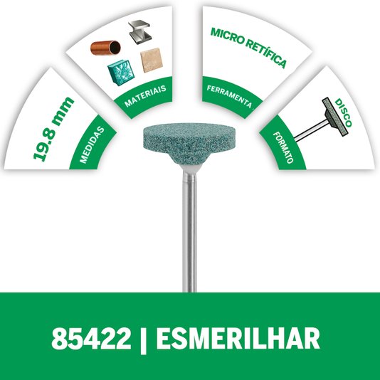 Pedra Disco Para Esmerilhar 19,8Mm Dremel - 85422 - 2615085422