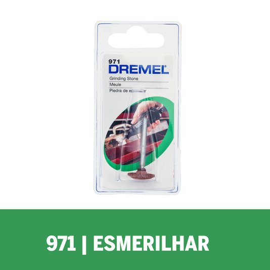 Ponta Montada De Oxido De Aluminio 15,9Mm 5/8" Dremel - 971 - 2615000971