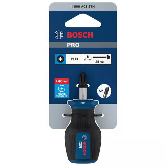 Bosch Chave Curta Phillips Ph3 25Mm Pro - 1600A039Th