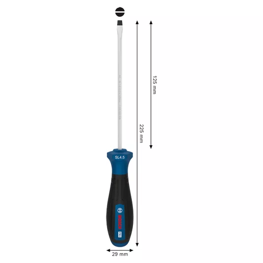 Bosch Chave De Fenda Sl1.0X4.5 125Mm Pro - 1600A039S2