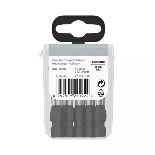 Bosch Kit De Bits Philips Ph2 Pro Impact Com 15 Peças - 2608522523