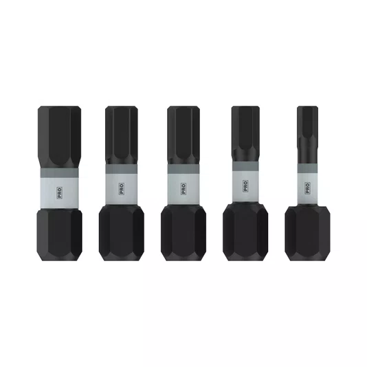 Bosch Kit De Bits Allen 25Mm Pro Impact Com 5 Peças - 2608521U59