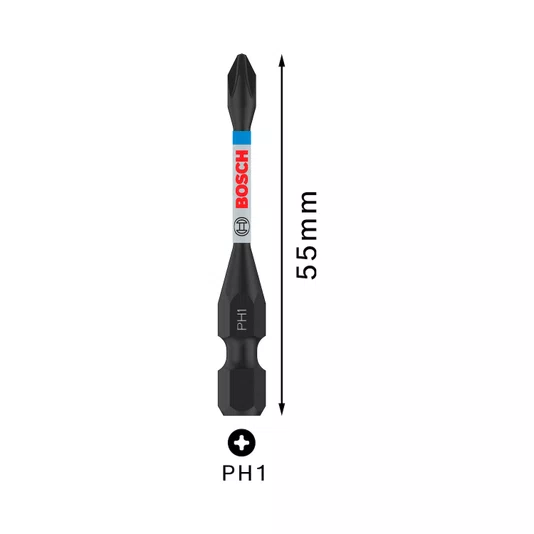 Bosch 2 Bits Phillips Ph1 55Mm Pro Impact - 2608522519