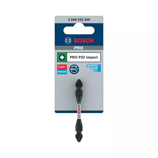 Bosch Bit 65Mm De Ponta Dupla Pozidriv Pz2 Pro Impact - 2608522549