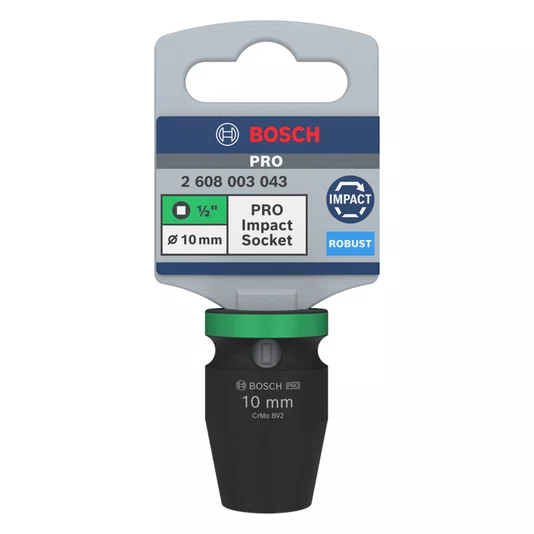 Bosch Soquete 10Mm 1/2" Standard Pro Impact - 2608003043