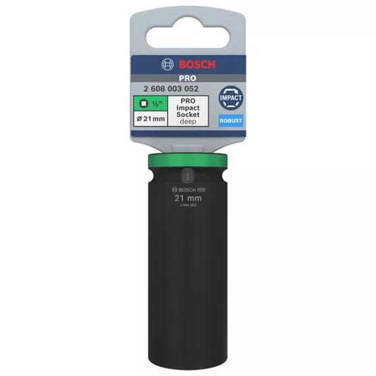 Bosch Soquete Longo 21Mm 1/2" Pro Impact - 2608003052