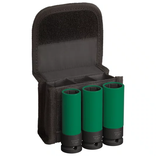 Bosch Kit Soquetes Extra Longos 1/2" Pro Impact Com 3 Peças - 2608003033