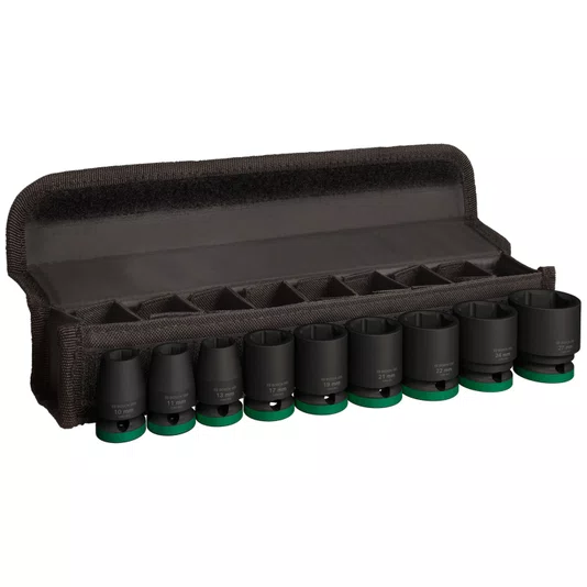 Bosch Jogo De Soquetes Standard 1/2" Pro Impact Com 9 Peças - 2608003038