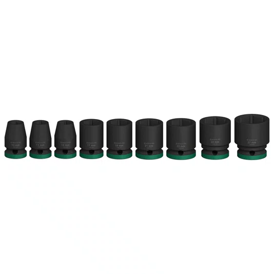 Bosch Jogo De Soquetes Standard 1/2" Pro Impact Com 9 Peças - 2608003038