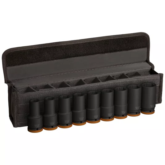Bosch Conjunto De Soquetes Pro Impact 3/4" Profundo 9 Peças - 2608003042