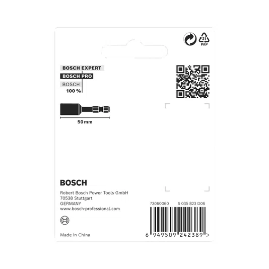 Bosch Kit De Soquetes 50Mm Pro Impact Com 3 Peças - 2608521U65
