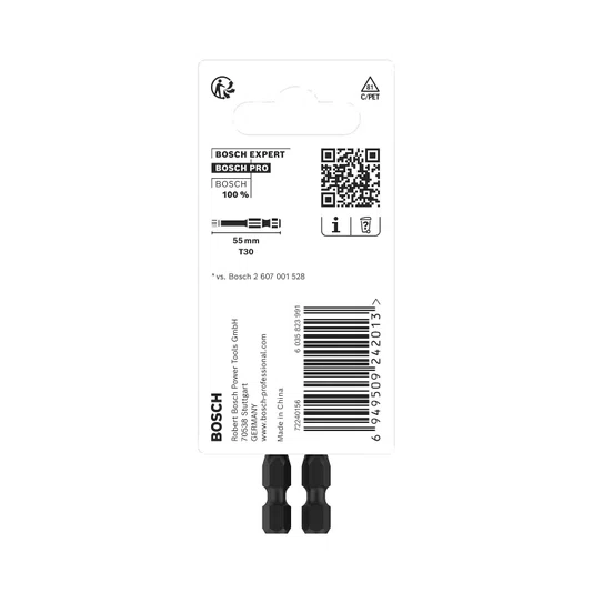Bosch Par De Bits Torx T30 55Mm Pro Impact - 2608522532