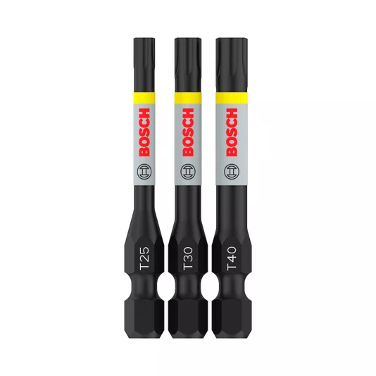 Bosch Bits Pro Impact Torx T25, T30, T40, 55 Mm 3 Peças - 2608521U55
