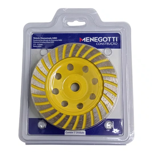 Rebolo Diamantado Mrd 115Mm Rosca M14  Menegotti - 64060315