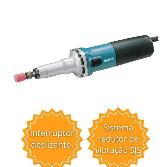 Retificadeira Makita 500W De 1/4" 220V - Gd0800-220V