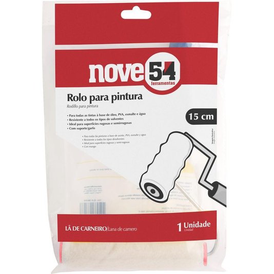 Rolo De La 15Cm C/Suporte - 6241660015 - Nove54