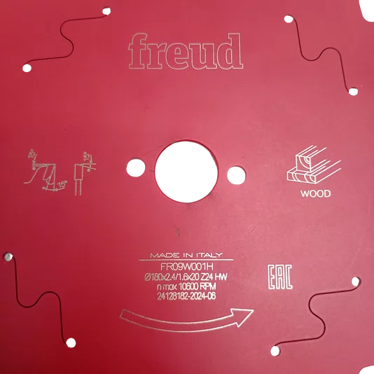 Serra Circular 180X24X24Mm F20 Ed Freud -  Fr09W001H/F03Fs09696000