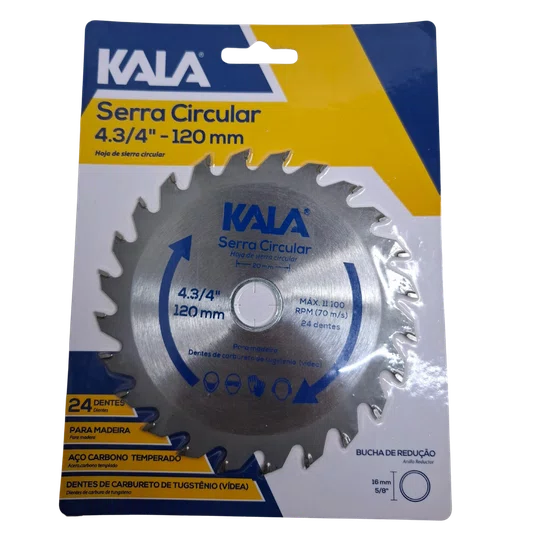 Serra Circular 4.3/4" 120Mm Kala - 405027