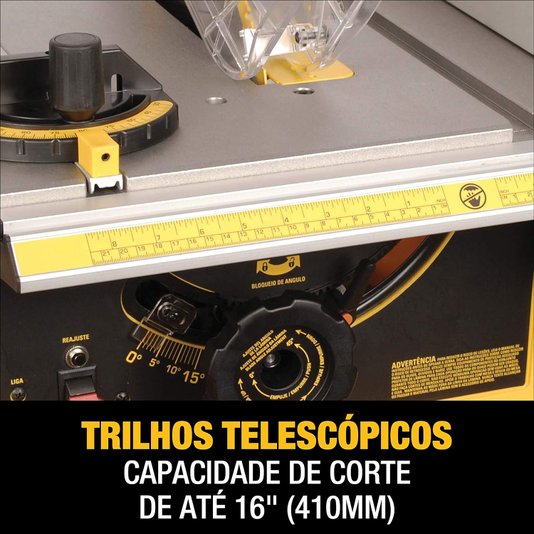 Serra Circular De Mesa 10"(254Mm) 1800W 220V Dewalt -  Dwe7470-B2