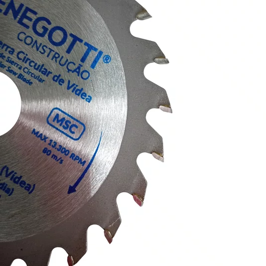 Serra Circular De Videa Msc 4.3/8" 24 Dentes Menegotti - 67303801