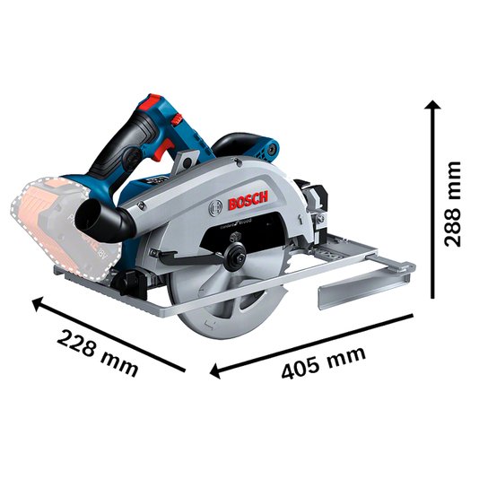 Serra Circular Gks 18V-68 Gc Bl 1800W 18V Sb C/ Disco Bosch