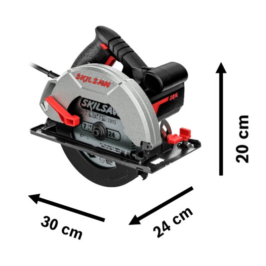 Serra Circular Skil 5200 1200W 220V Com Disco 24 Dentes - F0125200Ja