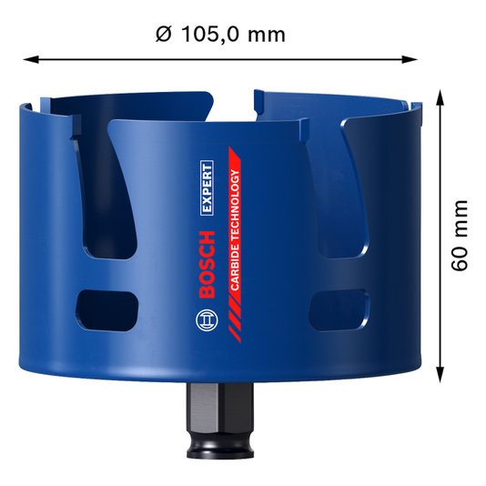 Serra Copo Construction Material 105X60Mm Bosch - 2608900481