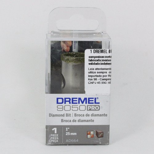 Ad664 Broca Diamantada 9050Pro De 25Mm Dremel  - 2615Ad664A