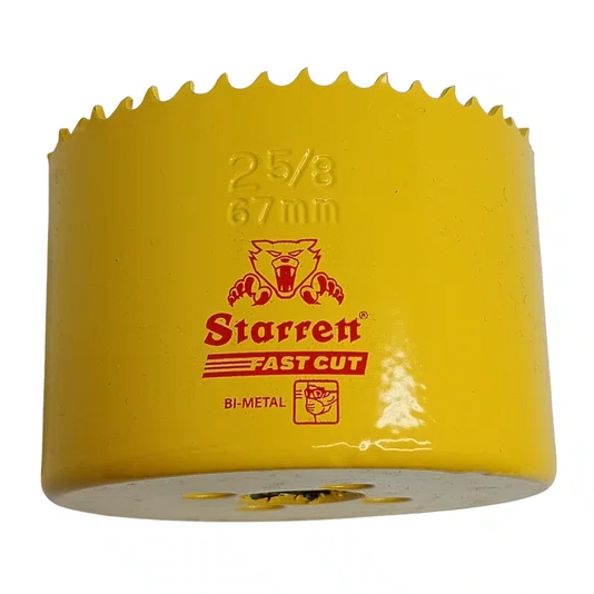 Starrett Serra Copo 67Mm(2-5/8") Bi-Metal Fast Cut - Fch0258-G