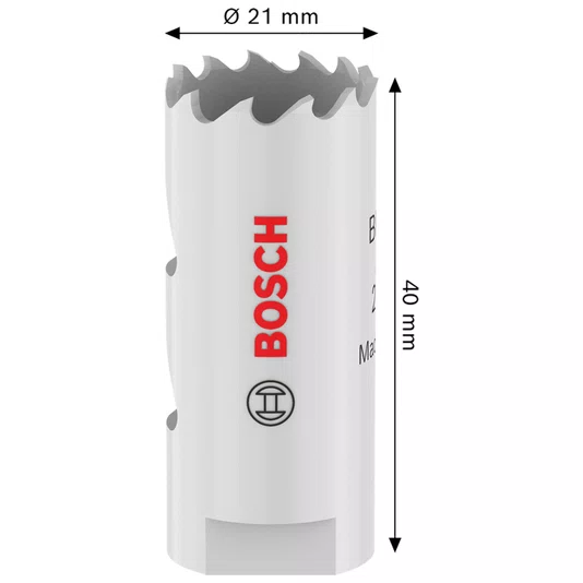 Bosch Serra Copo 21Mm Rosqueada Multimaterial - 2608594563