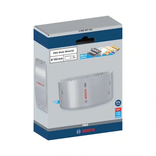 Bosch Serra Copo 102X44Mm Multimaterial Pro - 2608901534