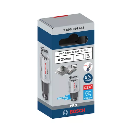 Bosch Serra Copo 25X20Mm Sheetmetal Powerchange - 2608594443