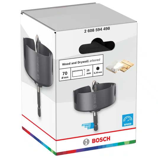Bosch Serra Copo 70X25Mm Para Madeira E Drywall - 2608594498