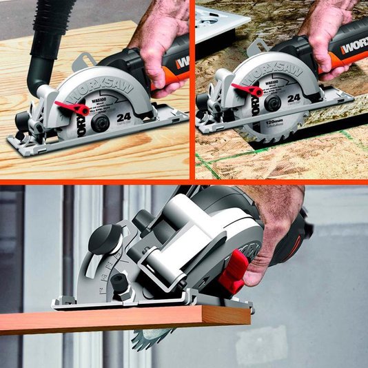 Serra Eletrica Circular Portatil 400W 220V - Wx439.1 - Worx