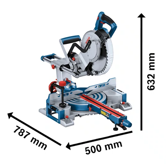 Serra De Esquadria Gcm 18V254 D Sb Bosch - 0601B51100