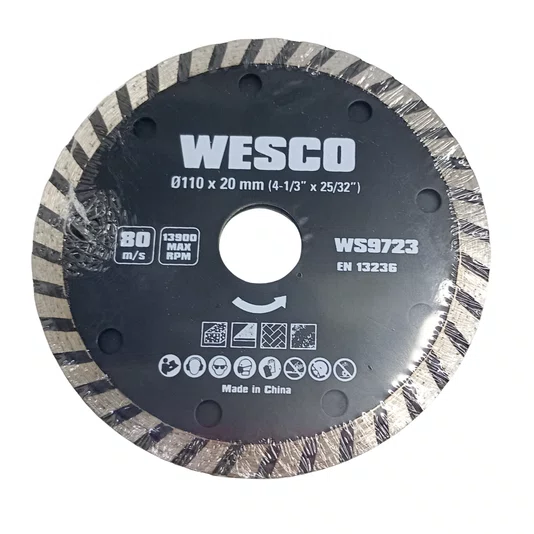 Wesco Ws3905 Serra Mármore 110Mm 220V + 2 Discos E Acessórios - Ws3905.1