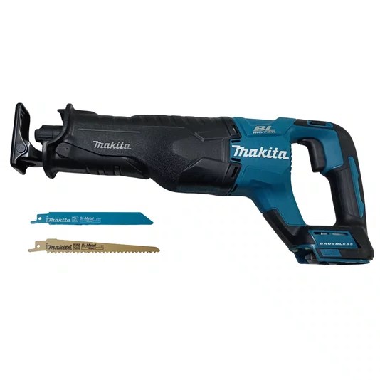 Makita Djr187 Serra Sabre 18V Brushless Xpt Lxt + 2 Lâminas -  Djr187Z