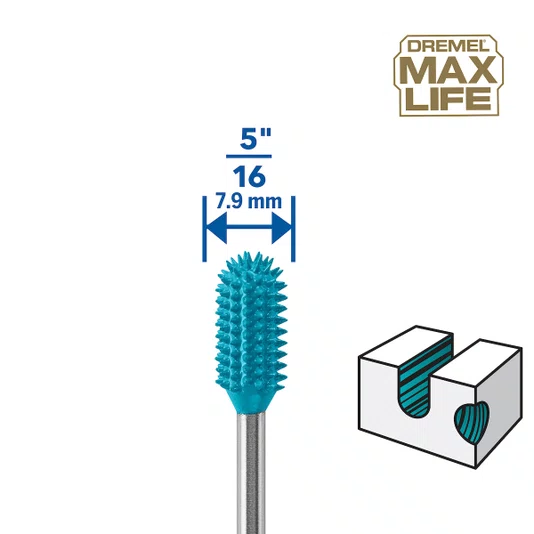 Super Escareador De Ponta Arredondada 7,9Mm Max Life 9954 Dremel - 26159954Aa