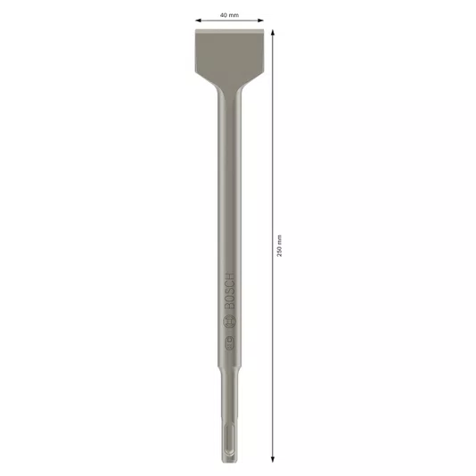 Bosch Talhadeira Pá 40Mm X 250Mm Sds Plus-4C Pro - 2608690566