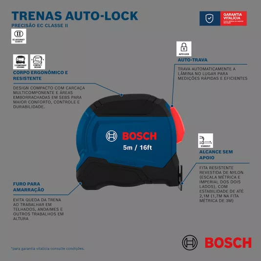 Bosch Trena 3M(10Ft) Autolock - 1600A03Ab7