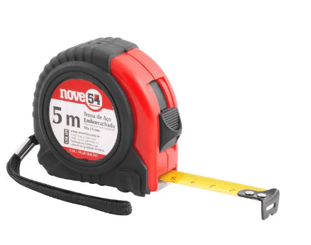Trena Aço Emborrachada 5M X 19Mm 954 3868388505
