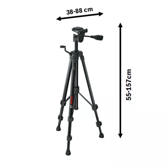 Bosch Tripé Pro Bt150 Rosca 1/4" Altura 157Cm - 0601096B00
