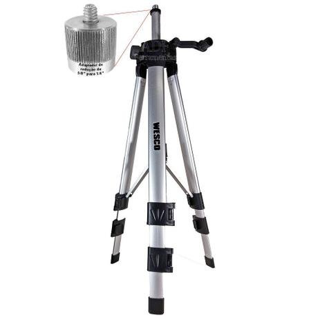 Tripe De Alumínio Para Nível Laser Rosca 5/8" Wesco - Ws9972