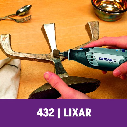 Tubo De Lixa 6 Unidades 12,7Mm 1/2" Grão 120 Dremel - 432 - 2615000432
