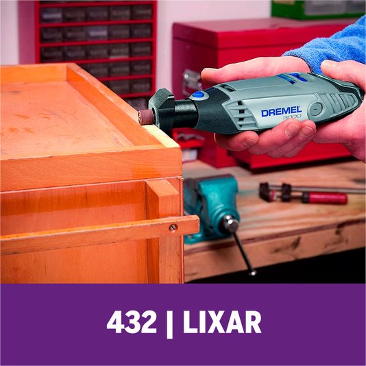 Tubo De Lixa 6 Unidades 12,7Mm 1/2" Grão 120 Dremel - 432 - 2615000432