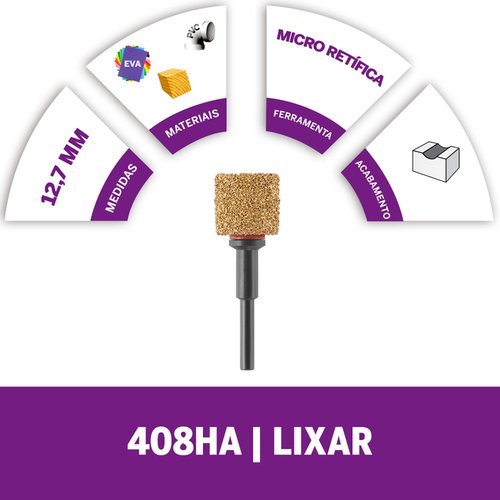 Tubo Lixa Max Life 408Hp Dremel - 26150408Ha